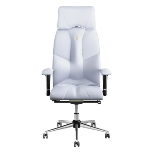 Ergonomiczny fotel Business White - White 0202 - Bez szwu