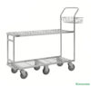 Duży wózek sklepowy KM203110 – 1320 x 430 x 1120 mm